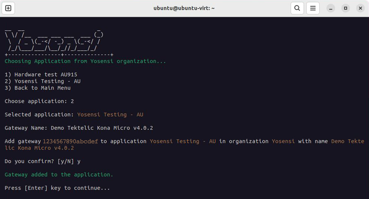 Gateway Configuration 16