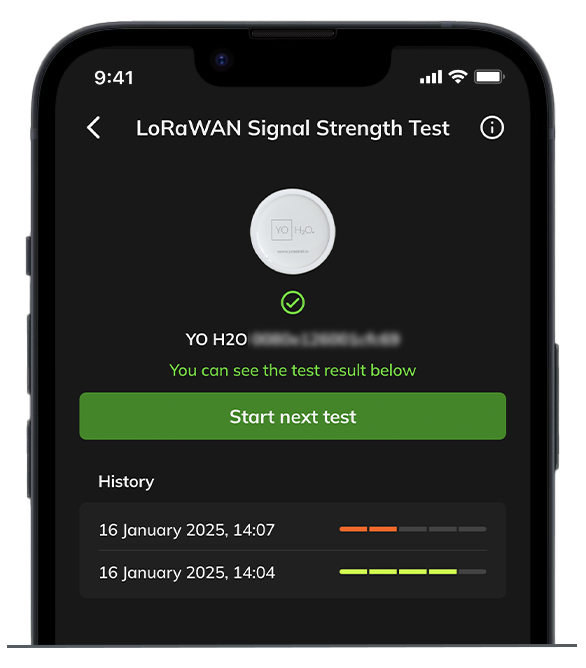 Signal Strength Test