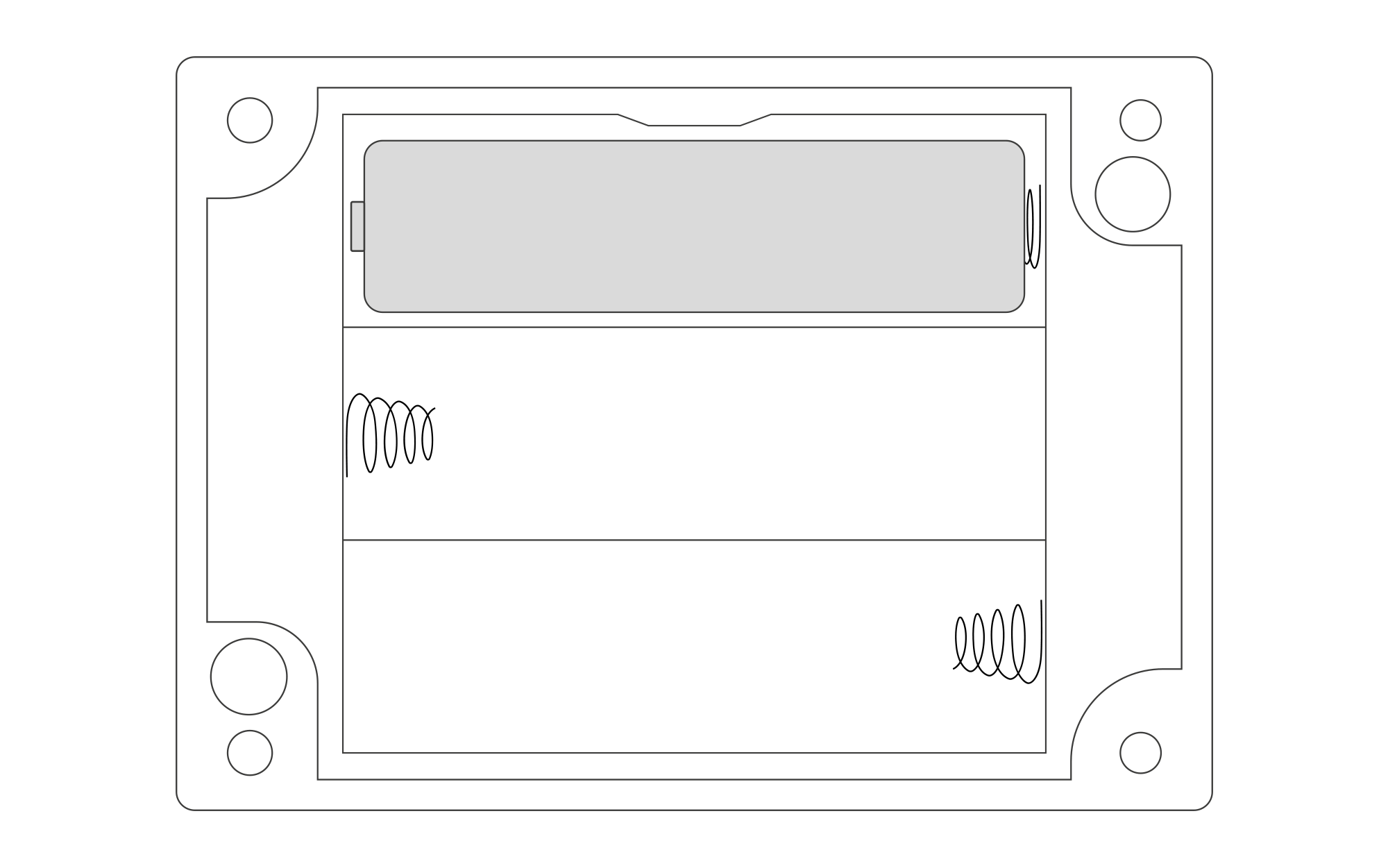 Battery placement instructions