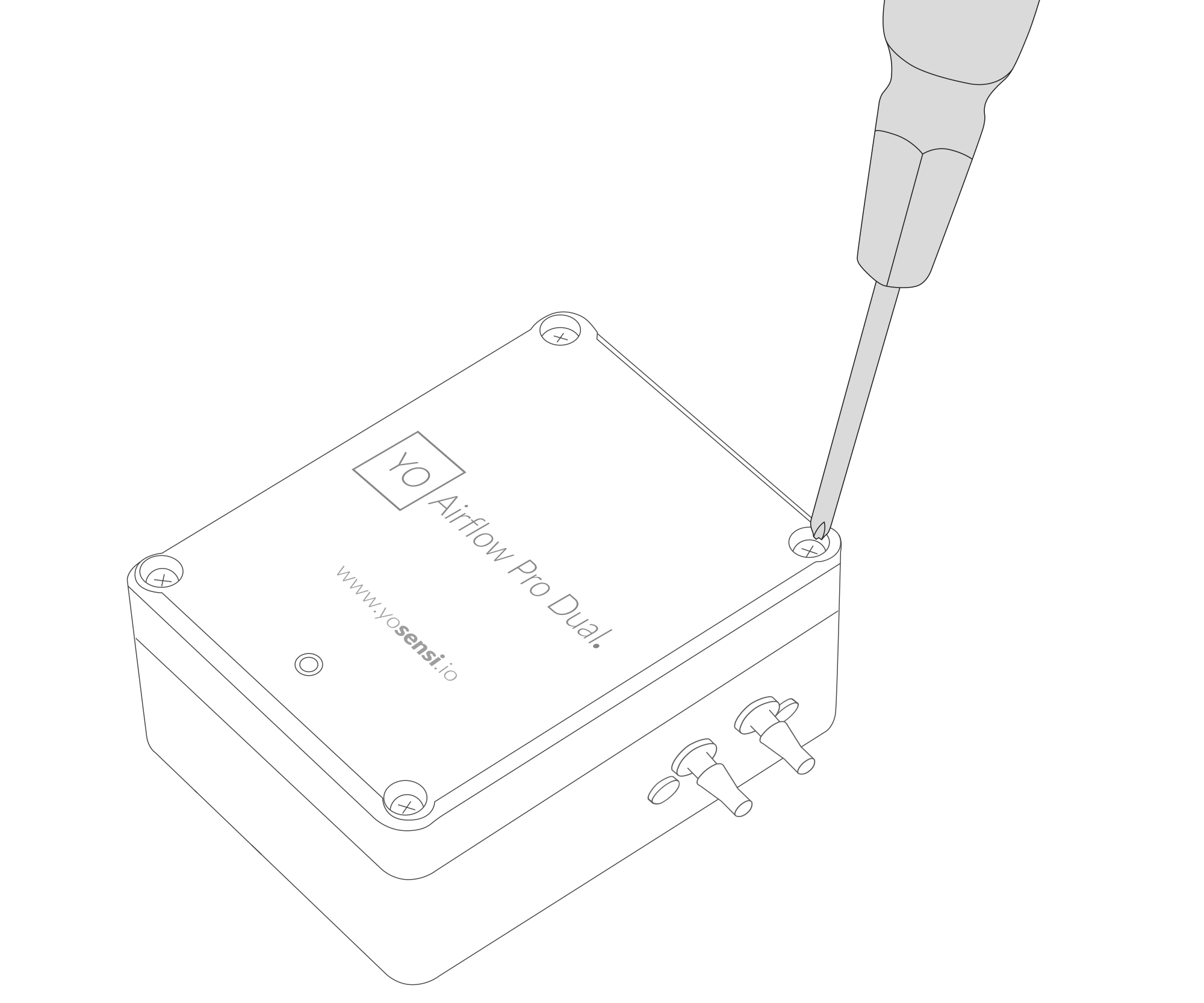 Device opening instructions