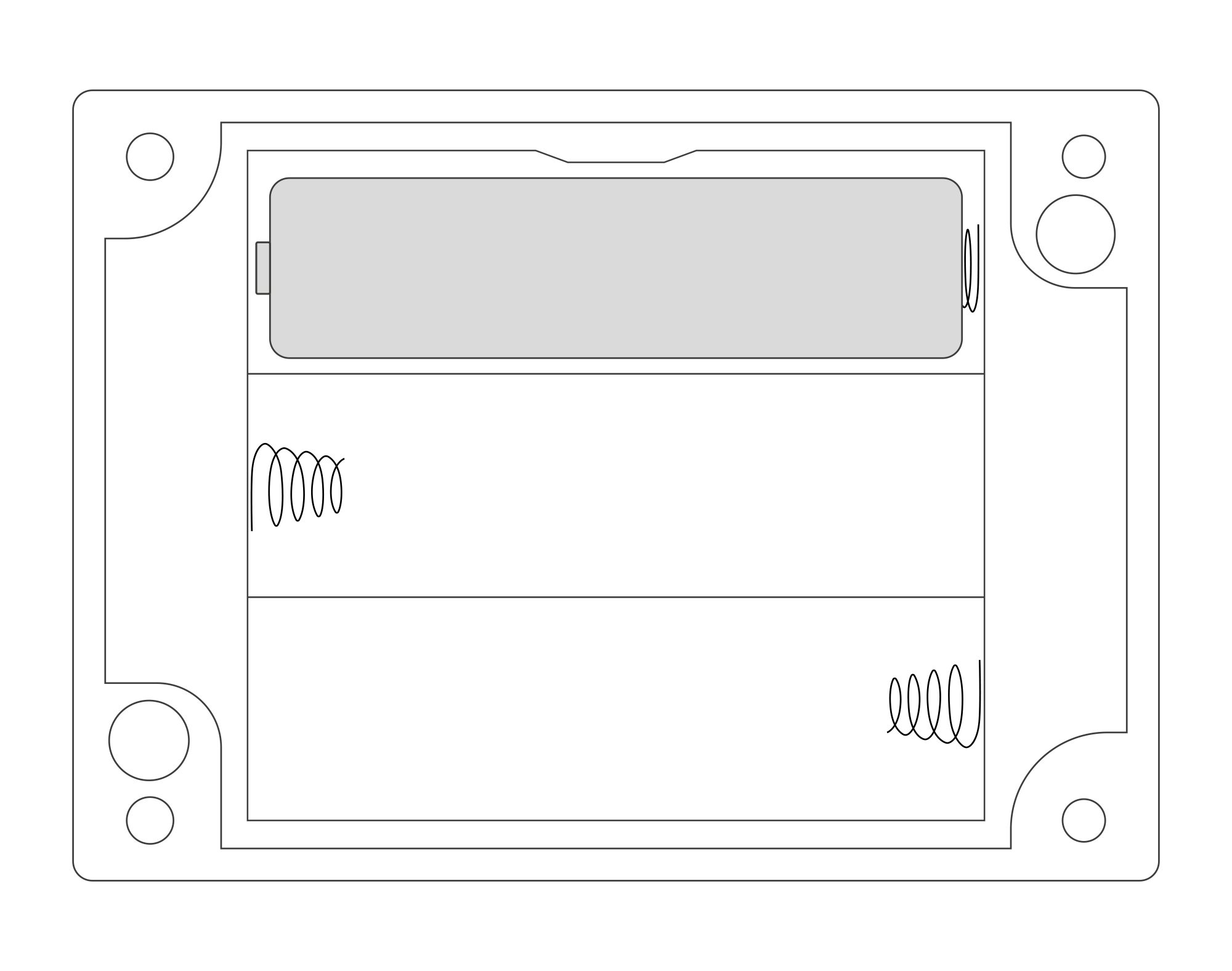 Battery placement instructions
