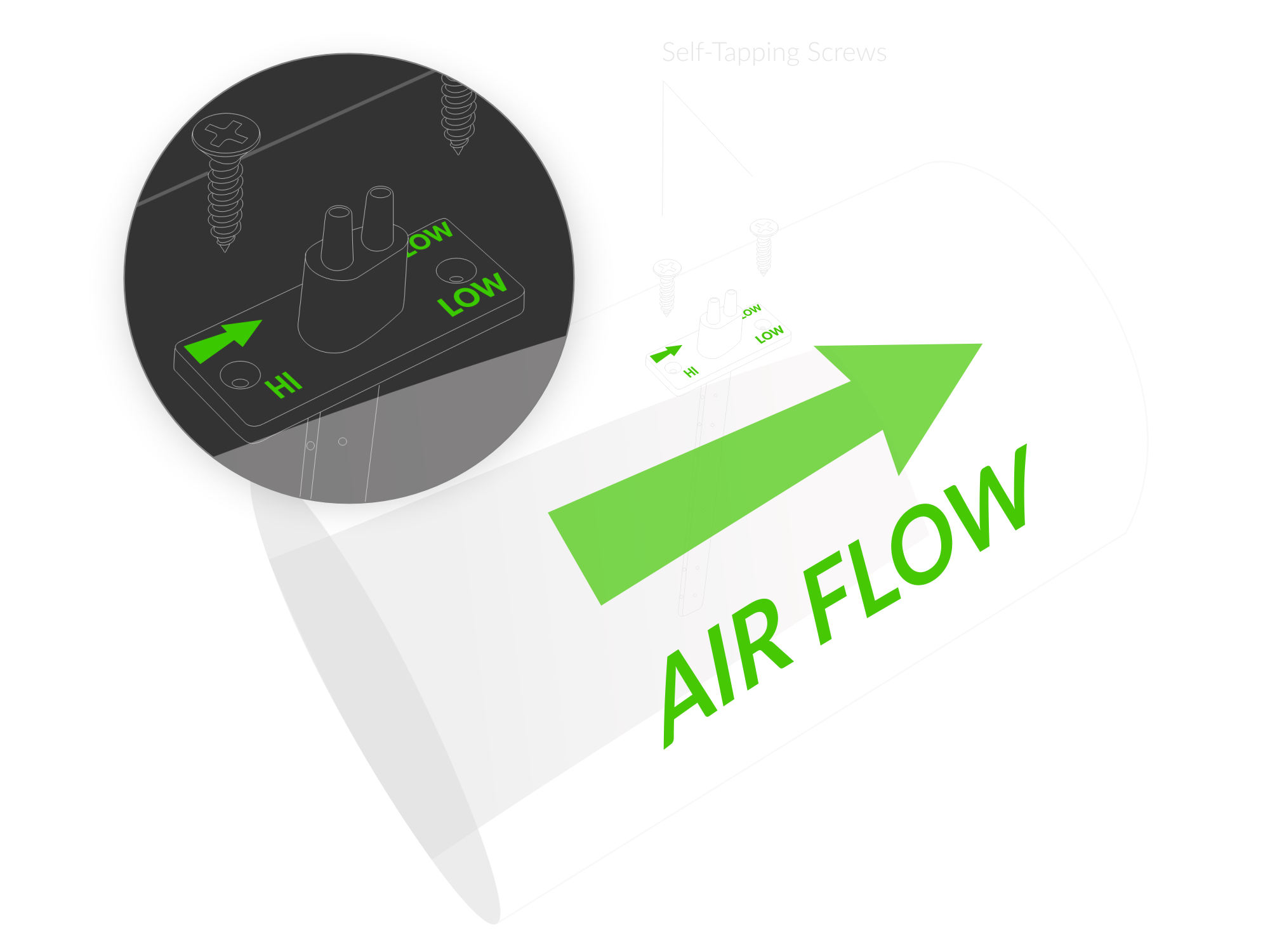 Mounting pitot tube instructions