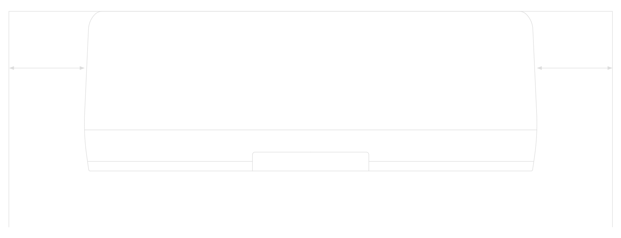 Instruction for horizontal mounting of the device