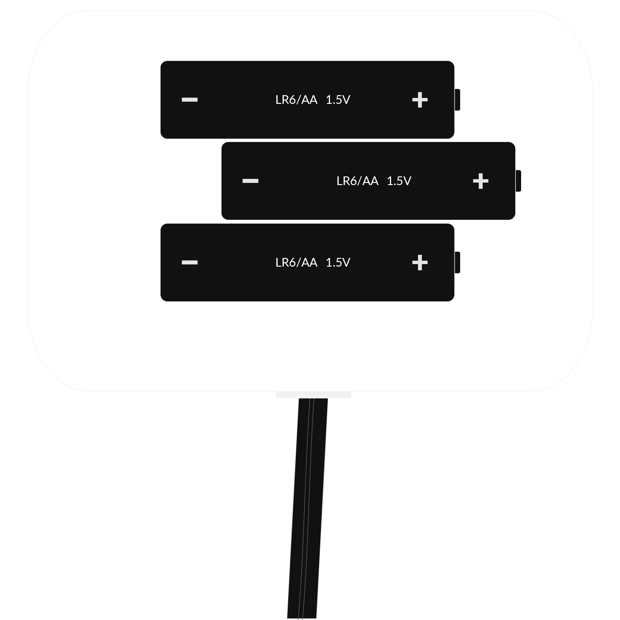 Battery placement instructions