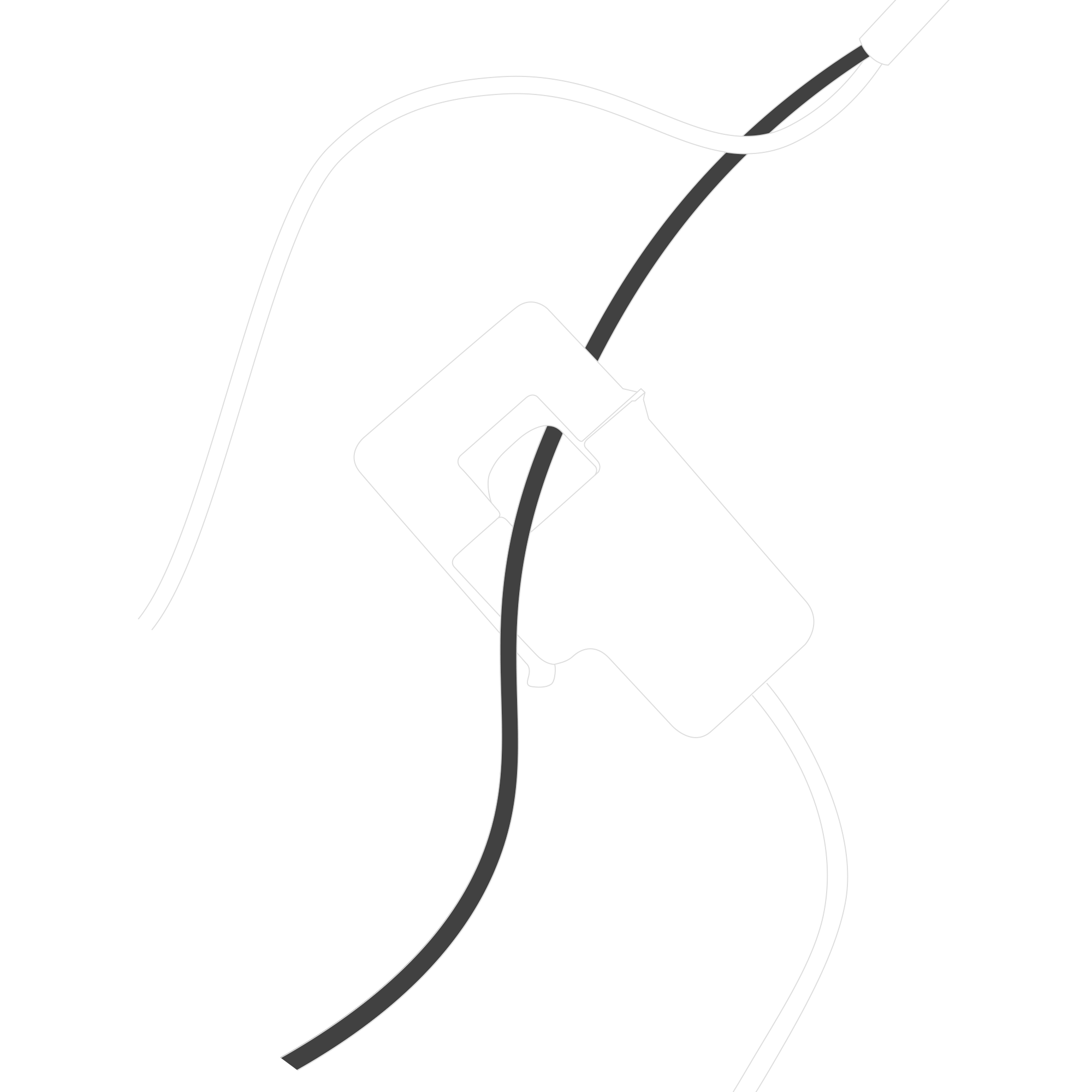 Instruction on how to fasten the current clamps around the wires