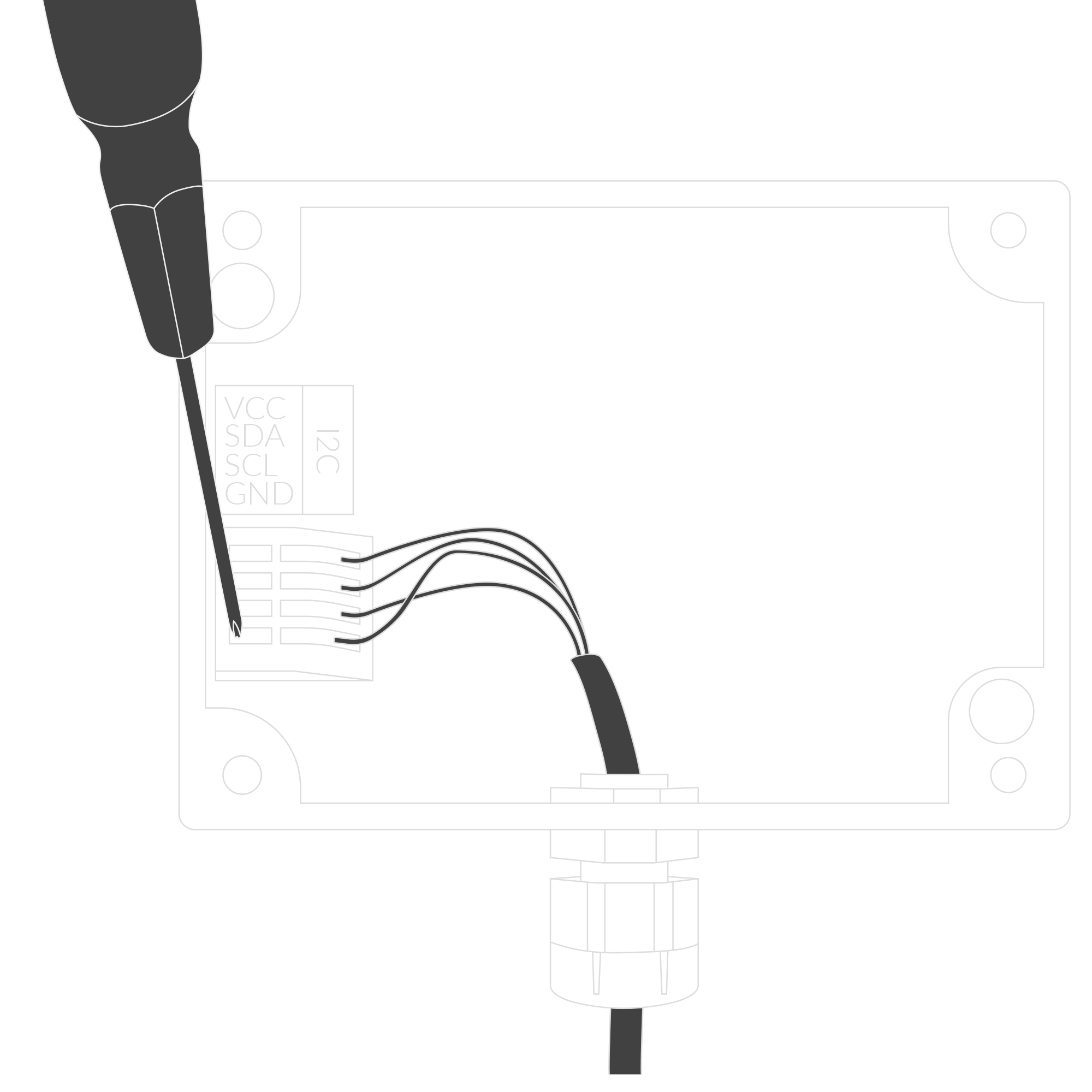 Connecting input cable