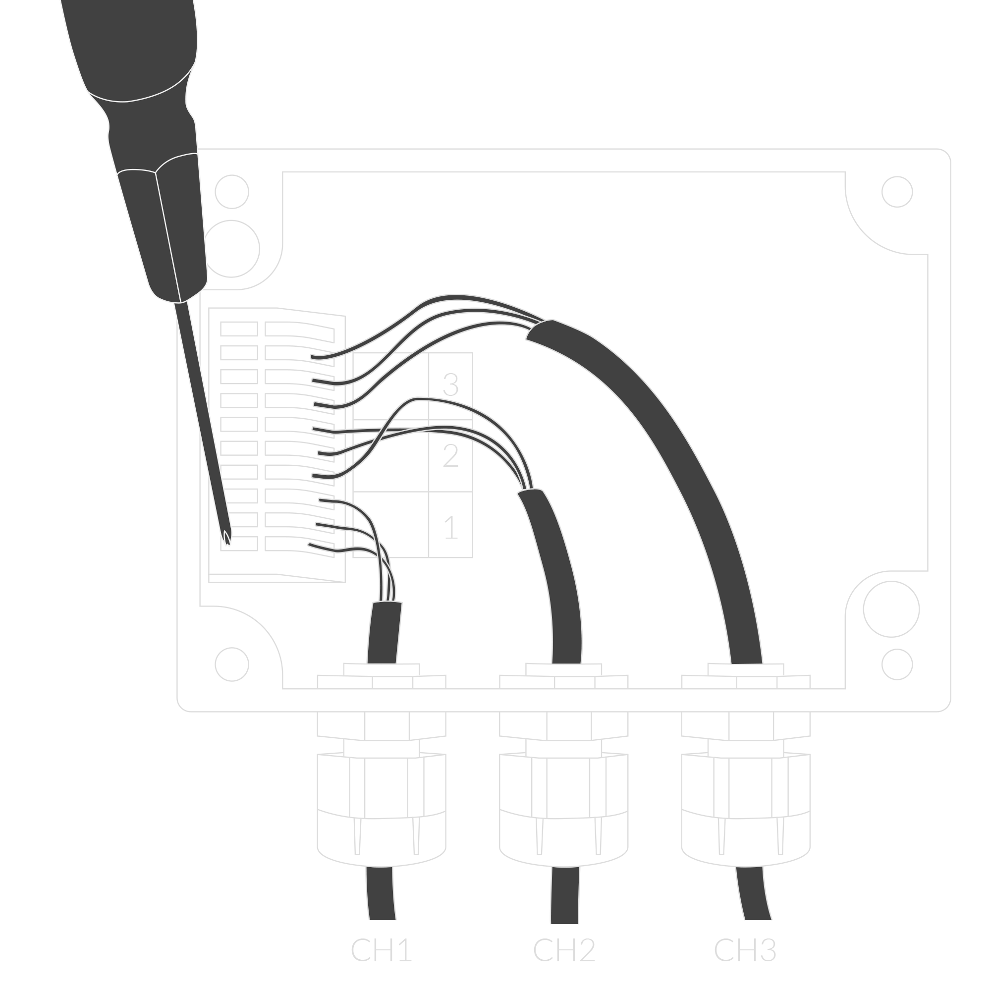 Connecting input cable instructions