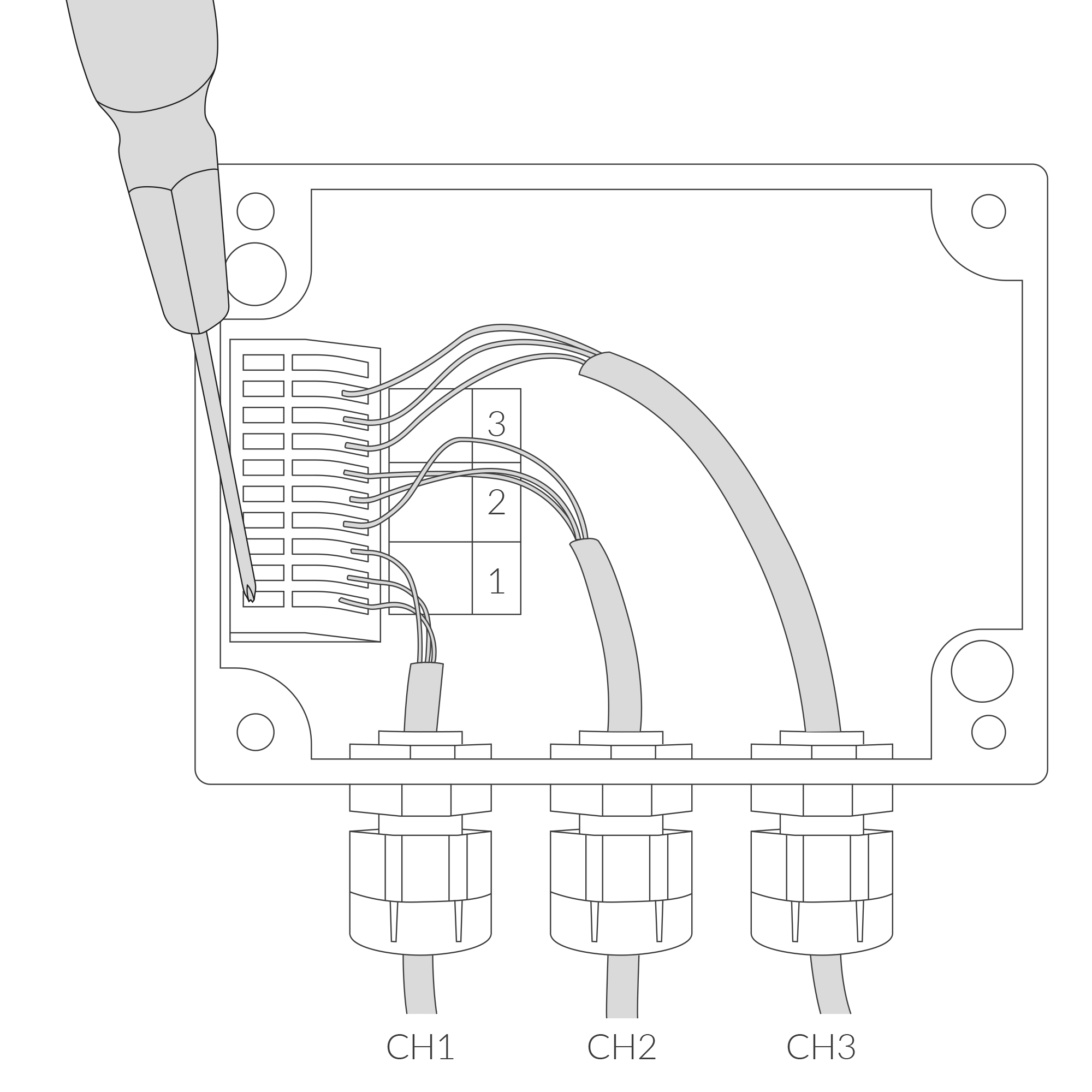 Connecting input cable instructions
